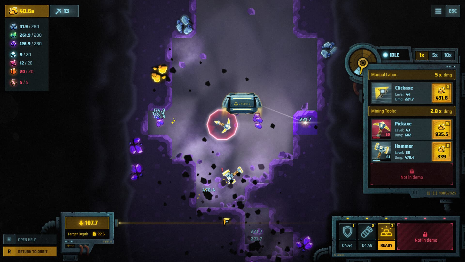 Orebits screenshot 1
