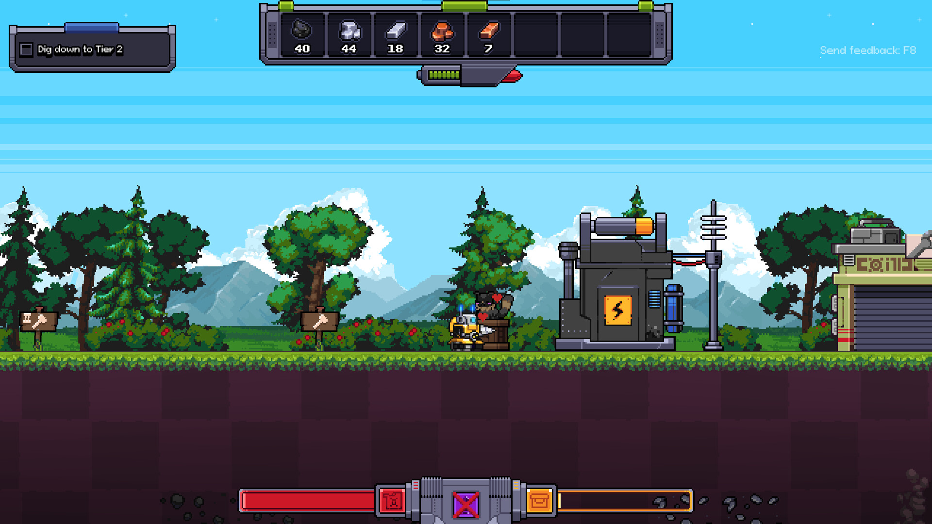 Chipmatic underground mining