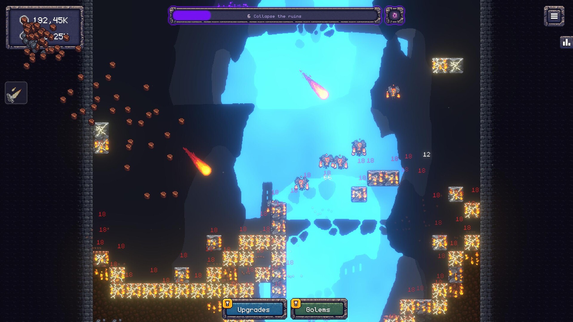 Infinite Ruins progression