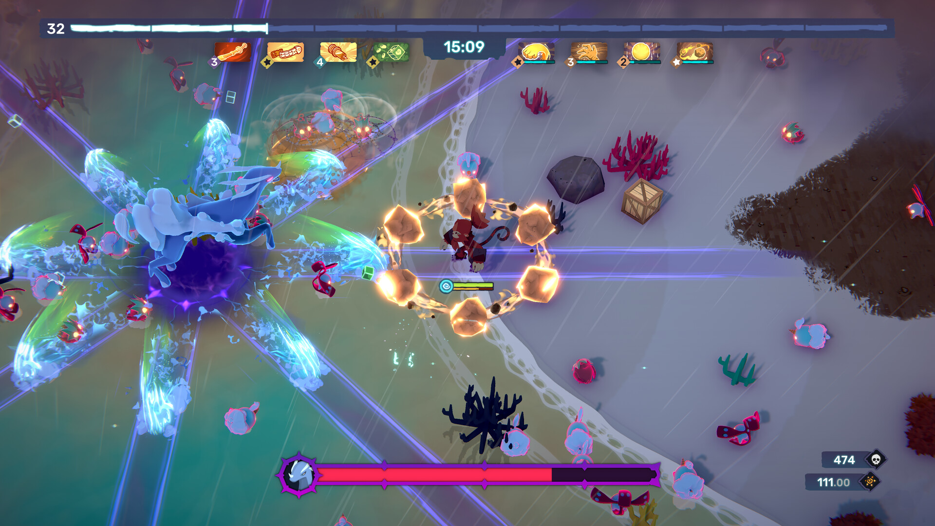 Temtem: Swarm combat screenshot